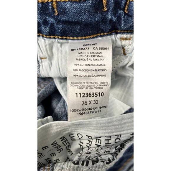 Wrangler + STAUD THE LOOSE JEAN FLARE BOOTCUT WESTERN JEANS 26 - Picture 10 of 10